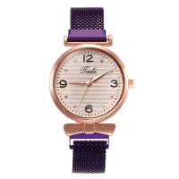 Women Wrist Watch Zinc Alloy with Magnet & Glass Chinese watch movement fashion jewelry & for woman plated  Sold By PC