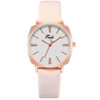 Women Wrist Watch Zinc Alloy with Magnet & PU Leather & Glass Chinese watch movement fashion jewelry & for woman plated  Sold By PC