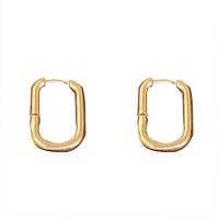 Brass Huggie Hoop Earring gold color plated for woman Sold By Strand
