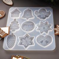 DIY Epoxy Mold Set Silicone for DIY Christmas Ornament Making plated durable Sold By Lot