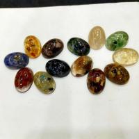 Natural Gemstone Cabochons, Natural Stone, Teardrop, polished, DIY & epoxy gel, more colors for choice, Sold By Strand