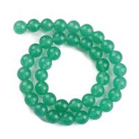 Perles aventurine, aventurine vert, Rond, poli, DIY & normes différentes pour le choix, vert, Vendu par brin