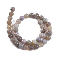 Natural Lace Agate Beads Round polished DIY grey Sold By Strand