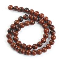 Mahogany Obsidian perle, Krug, uglađen, možete DIY & različite veličine za izbor, Prodano By Strand