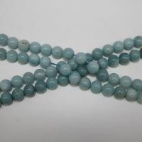 Amazonit Beads, Runde, poleret, du kan DIY & forskellig størrelse for valg, blå, Solgt af Strand