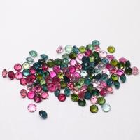 Tourmaline rivoli cabochon, Round, polished, more colors for choice, 4mm, Sold By PC