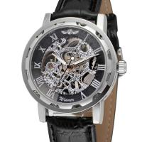 Men Wrist Watch Zinc Alloy with PU Leather & Glass Chinese watch movement waterproofless & for man plated Sold By PC