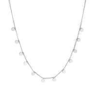 Stainless Steel Jewelry Necklace plated fashion jewelry & for woman Sold Per 17.7 Inch Strand