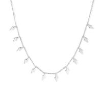 Edelstahl Schmuck Halskette, plattiert, Modeschmuck & für Frau, keine, verkauft von Strang