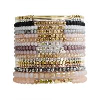 Bracelets quartz, Cristal naturel, plus de couleurs à choisir, 18mm, Vendu par 18 cm brin