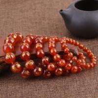 Red Agate Bracelets plated fashion jewelry & for woman 180mm Sold By Strand