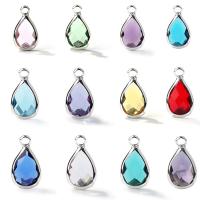 Crystal Pendants Brass with Crystal plated Adjustable & fashion jewelry & for woman Sold By Bag