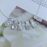 Perles en coquillage blanc naturel, coquille blanche, bijoux de mode & DIY & styles différents pour le choix, blanc, 5.8x12mm    0.8mm, Vendu par PC