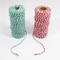 Cordão de algodão, banhado, Sustentável & Respirável, Mais cores pare escolha, 2mm, 100m/Spool, vendido por Spool