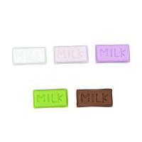 Mobile Phone DIY Decoration, Resin, Rectangle, mixed colors, 20x10mm, 100PCs/Bag, Sold By Bag