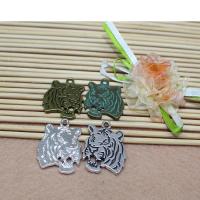 Tibetan Style Animal Pendants, plated, fashion jewelry & DIY, more colors for choice, 24x26mm, Sold By PC