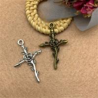 Zinc Alloy Cross Pendants plated fashion jewelry & DIY Sold By PC