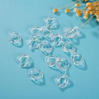 Acrylic Linking Ring, AB color plated, DIY, 16x20mm, 200PCs/Bag, Sold By Bag