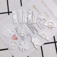 Natural White Shell Pendants, White Lip Shell, DIY & different styles for choice & hollow, more colors for choice, Sold By PC