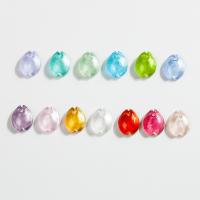 Plants Lampwork Pendants, plated, fashion jewelry & DIY, more colors for choice, 13x16mm, Sold By PC
