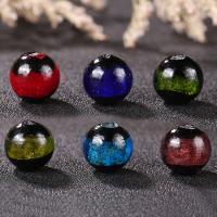 Gold Sand Lampwork Beads, plated, fashion jewelry & DIY, more colors for choice, 12mm, Sold By PC
