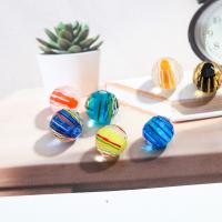Lampwork Beads, plated, fashion jewelry & DIY, more colors for choice, 4x9mm, Sold By PC