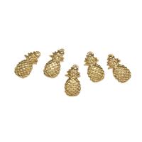 Stainless Steel Pendants, Pineapple, silver color plated, 17x8x3mm, Sold By PC