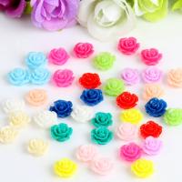 3D Nail Art Decoration, Resin, Flower, epoxy gel, DIY, more colors for choice, 18mm, 100PCs/Bag, Sold By Bag