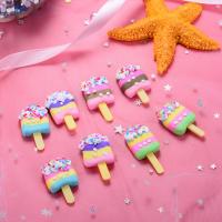 Mobile Phone DIY Decoration Polymer Clay Ice Cream epoxy gel 20-30mm Sold By Bag
