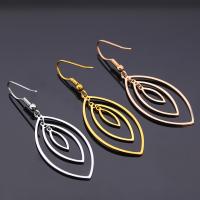 Titanium Steel Drop Earring, plated, fashion jewelry & for woman, more colors for choice, Sold By PC