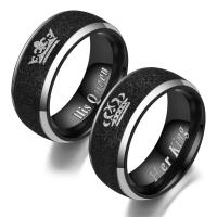 Пара кольца перста, нержавеющая сталь, разный размер для выбора & разные стили для выбора & для пара, 8mm, 2mm, размер:5-13, продается PC