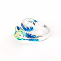 Brass prst prsten, Mosaz, á, Nastavitelný & pro ženy, více barev na výběr, 10PC/Lot, Prodáno By Lot