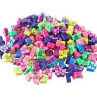 Polymer Clay Beads, Butterfly, stoving varnish, DIY, multi-colored, 11mm, 100PCs/Bag, Sold By Bag