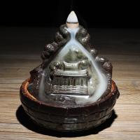Backflow Incense Burner, Porcelain, for home and office & durable & different styles for choice, 115x115x115mm, Sold By PC