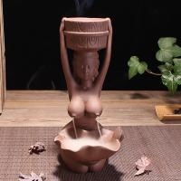 Backflow Incense Burner, Porcelain, for home and office & durable & different styles for choice, 110x220mm, Sold By PC