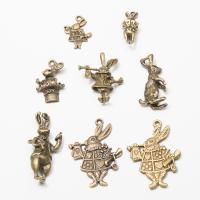 Tibetan Style Animal Pendants, plated, fashion jewelry & DIY & different styles for choice, more colors for choice, Sold By PC