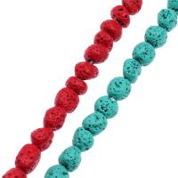 Nicht-magnetische Hämatit Perlen, Unregelmäßige, keine, 10x7x8mm, verkauft von Strang