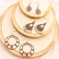 Zinc Alloy Earring Set earring with Turquoise plated fashion jewelry & enamel Sold By Set