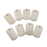 Shell Pendants polished DIY white 30*52mm Sold By PC