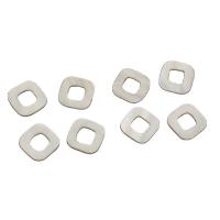 Pingentes de concha, polido, DIY, branco, 20mm, Diametro interno:Aprox 10mm, vendido por PC