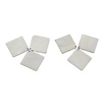 Shell Pendants polished DIY white 20*20mm Sold By PC