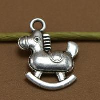 Zinc Alloy Pendants plated DIY silver color 19*15mm Sold By PC