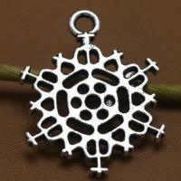 Tibetan Style Pendants, plated, DIY, silver color, 16*21mm, Sold By PC