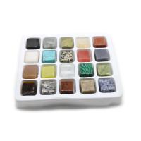 Natursten Smuttar på isstenar, Square, polerad, 20 stycken & Hållbar, 150x120mm, Säljs av Box