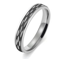 Titanium Steel Finger Ring, plated, fashion jewelry & for man, more colors for choice, 4mm, Sold By PC