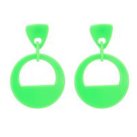 Acrylic Jewelry Earring Zinc Alloy with Acrylic plated fashion jewelry & for woman nickel lead & cadmium free Sold By Pair