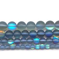 Perles de cristal rondes , poli, DIY & normes différentes pour le choix, bleu montana, Vendu par brin