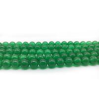 Jade helmiä, Jade Malesia, Pyöreä, kiiltävä, tee-se-itse & erikokoisia valinnalle, vihreä, Myymät Strand