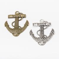 Tibetan Style Ship Wheel & Anchor Pendant, plated, fashion jewelry & DIY, more colors for choice, Sold By PC