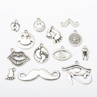 Tibetan Style Pendants, plated, fashion jewelry & DIY & different styles for choice, more colors for choice, Sold By PC